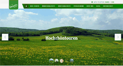 Desktop Screenshot of hochrhoen-touren.de